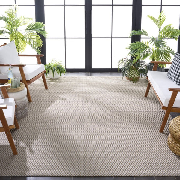 Safavieh Sisal Inspired Ivory Area Rug Woven Polypropylene Texture for Living Rooms and Entryways Off White 10'-0" x 14'-0" SAW640B-10