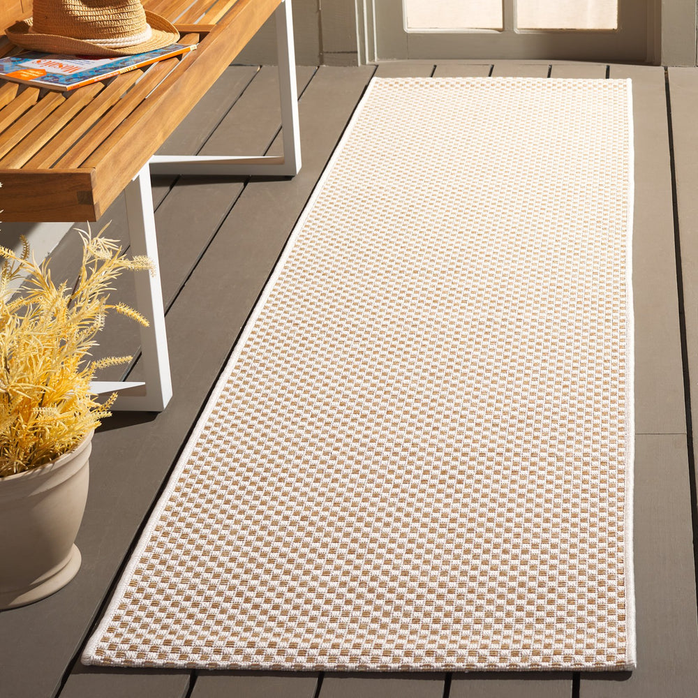 Safavieh Sisal All-Weather Area Rug 6'7"X9'6" Ivory/Natural — Power-Loomed, Durable Poly Blend, Low-Maintenance SAW640B-6