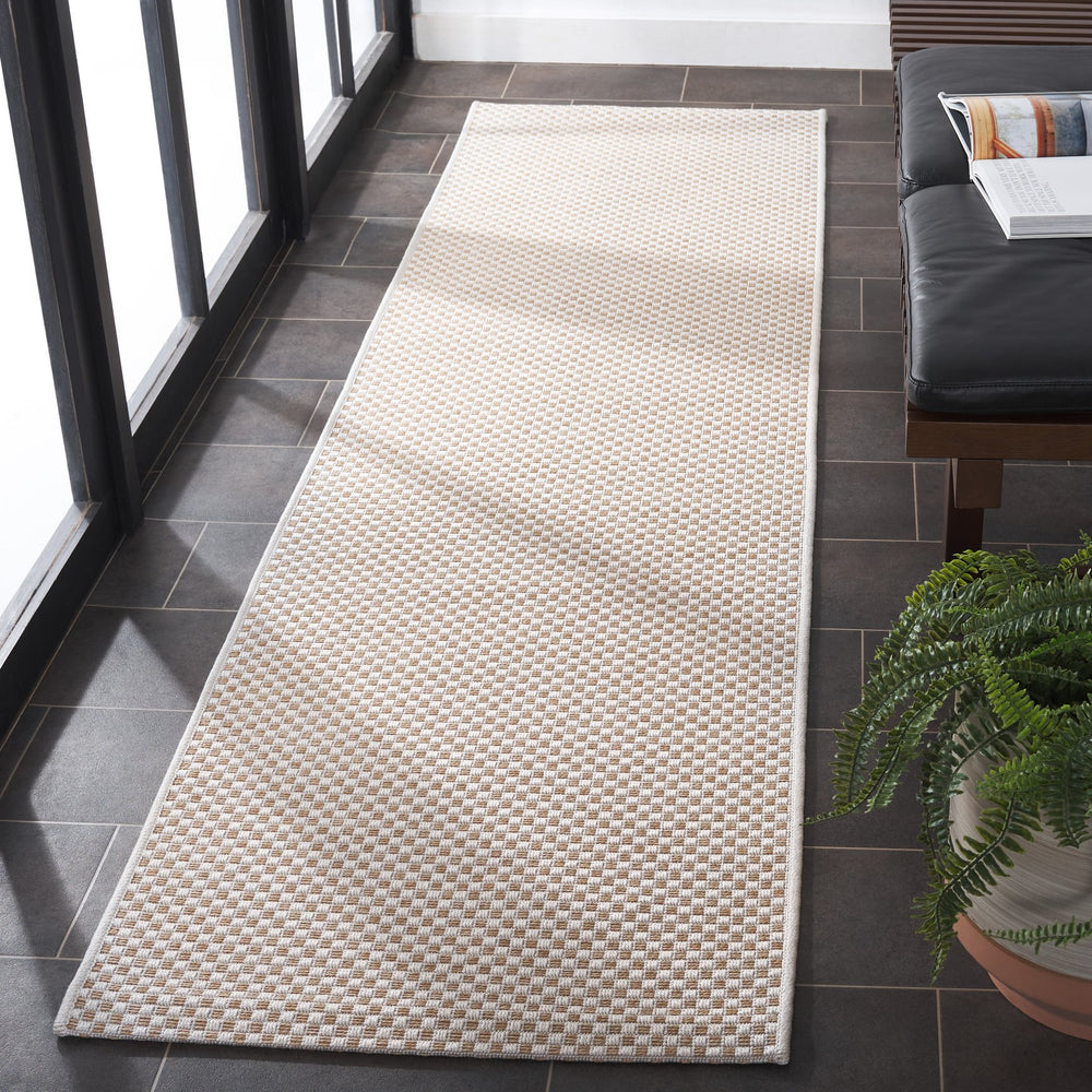 Safavieh Sisal All-Weather Area Rug 6'7"X9'6" Ivory/Natural — Power-Loomed, Durable Poly Blend, Low-Maintenance SAW640B-6