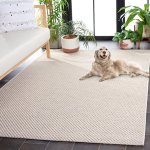 Safavieh Sisal All-Weather 640 Power Loomed Indoor / Outdoor Rug X23 Ivory / Natural 9' x 12'