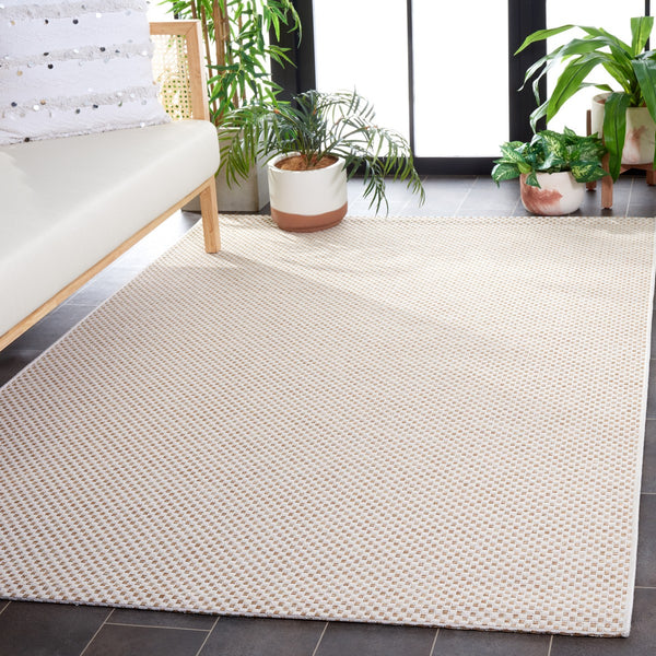 Safavieh Sisal All-Weather 640 Power Loomed Indoor / Outdoor Rug X23 Ivory / Natural 9' x 12'