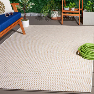 Safavieh Sisal All-Weather Area Rug 6'7"X9'6" Ivory/Natural — Power-Loomed, Durable Poly Blend, Low-Maintenance SAW640B-6