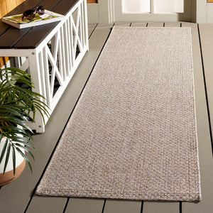 Safavieh Sisal Inspired Ivory Area Rug Woven Polypropylene Texture for Living Rooms and Entryways Brown 2'-2" x 6'-7" SAW640E-27
