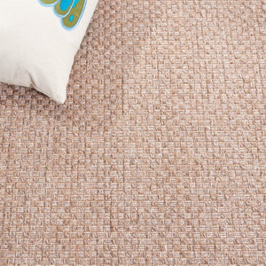 Safavieh Sisal Inspired Ivory Area Rug Woven Polypropylene Texture for Living Rooms and Entryways Brown 2'-2" x 9'-0" SAW640E-29