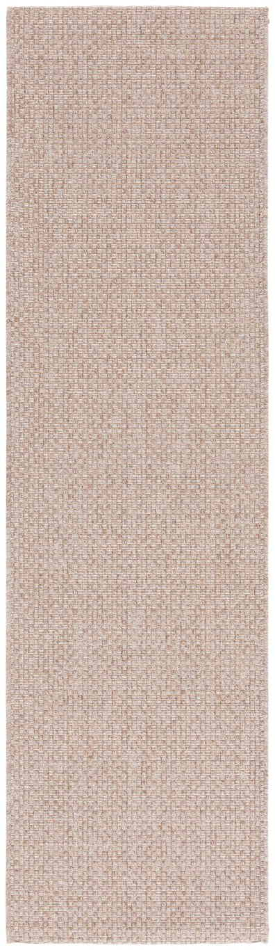 Safavieh Sisal Inspired Ivory Area Rug Woven Polypropylene Texture for Living Rooms and Entryways Brown 2'-2" x 9'-0" SAW640E-29
