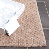 Safavieh Sisal All-Weather 640 Power Loomed Indoor / Outdoor Rug X23 Taupe 9' x 12'