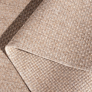 Safavieh Sisal Inspired Ivory Area Rug Woven Polypropylene Texture for Living Rooms and Entryways Brown 6'-7" x 9'-6" SAW640E-6