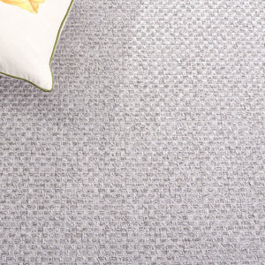Safavieh Sisal Inspired Ivory Area Rug Woven Polypropylene Texture for Living Rooms and Entryways Silver 10'-0" x 14'-0" SAW640F-10