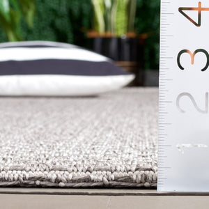 Safavieh Sisal Inspired Ivory Area Rug Woven Polypropylene Texture for Living Rooms and Entryways Silver 10'-0" x 14'-0" SAW640F-10
