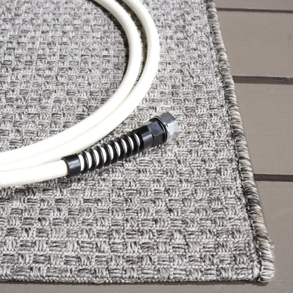Safavieh Sisal Inspired Ivory Area Rug Woven Polypropylene Texture for Living Rooms and Entryways Silver 2'-2" x 6'-7" SAW640F-27