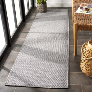 Safavieh Sisal Inspired Ivory Area Rug Woven Polypropylene Texture for Living Rooms and Entryways Silver 2'-2" x 9'-0" SAW640F-29