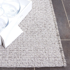 Safavieh Sisal All-Weather 640 Power Loomed Indoor / Outdoor Rug X23 Light Grey 9' x 12'