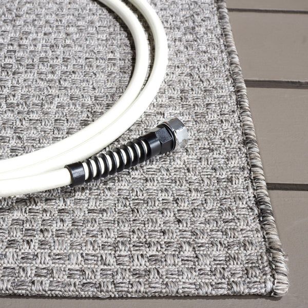 Safavieh Sisal All-Weather 640 Power Loomed Indoor / Outdoor Rug X23 Light Grey 9' x 12'