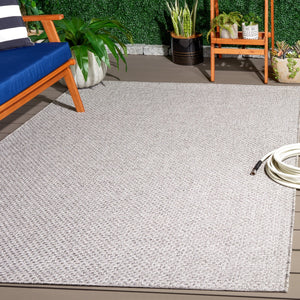 Safavieh Sisal All-Weather 640 Power Loomed Indoor / Outdoor Rug X23 Light Grey 9' x 12'