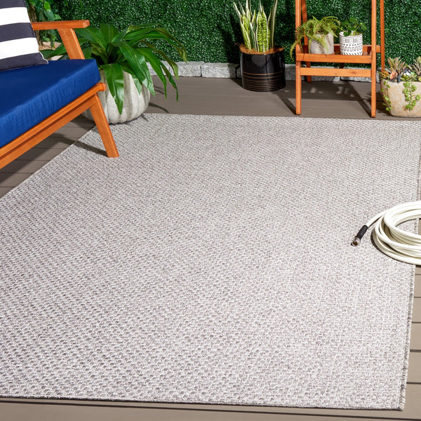 Safavieh Sisal All-Weather 640 Power Loomed Indoor / Outdoor Rug X23 Light Grey 9' x 12'