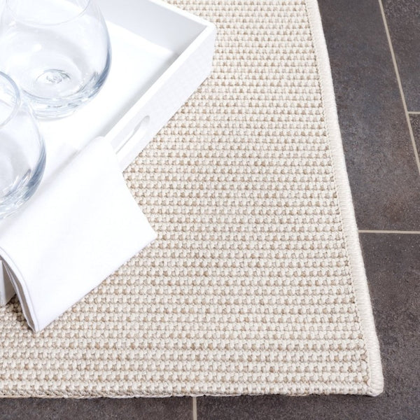 Safavieh Sisal Inspired Power Loomed Hallway Runner Neutral Ivory Beige Low Profile Entryway Rug SAW642A-29