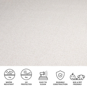 Safavieh Sisal Inspired Low Pile Accent Rug in Neutral Ivory Beige for High Traffic Spaces SAW642A-3