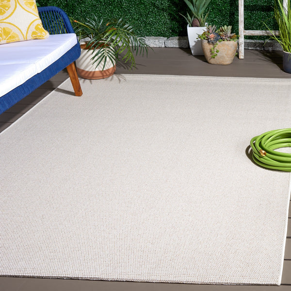 Safavieh Sisal All-Weather 642 Power Loomed Indoor / Outdoor Rug X23 Ivory / Beige 9' x 12'