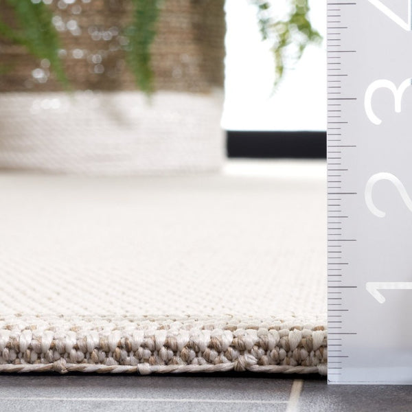 Safavieh Sisal Inspired Power Loomed Polypropylene Area Rug Neutral Ivory Beige Living Room SAW642A-6