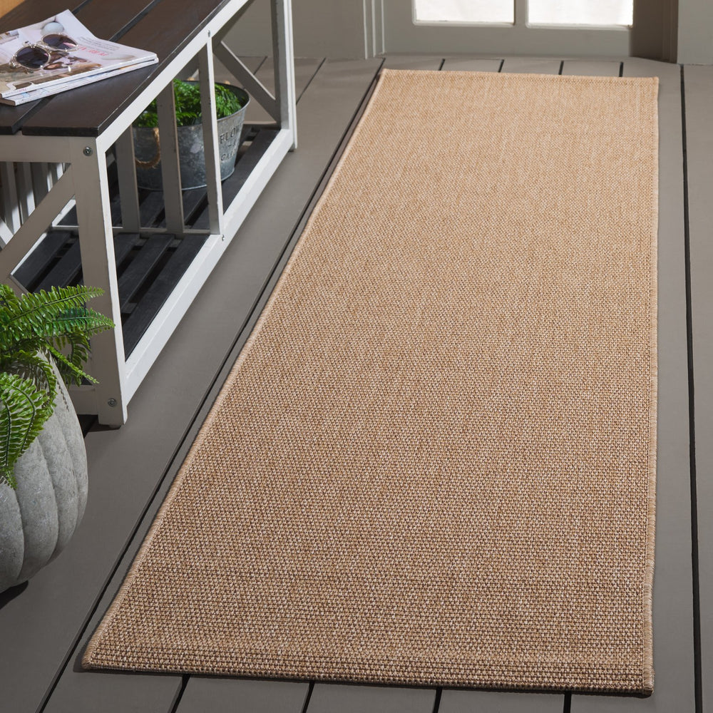 Safavieh Sisal Natural Round Area Rug — Low-Profile, Weather-Resistant Power-Loomed Design For Indoors 7'-9" x 7'-9" SAW642B-8R