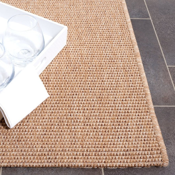 Safavieh Sisal Inspired Power Loomed Polypropylene Area Rug for Living Rooms and Entryways SAW642B-5SQ