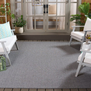 Safavieh Sisal Inspired Power Loomed Grey Polypropylene Rug for Living Room Neutral Decor SAW642F-10