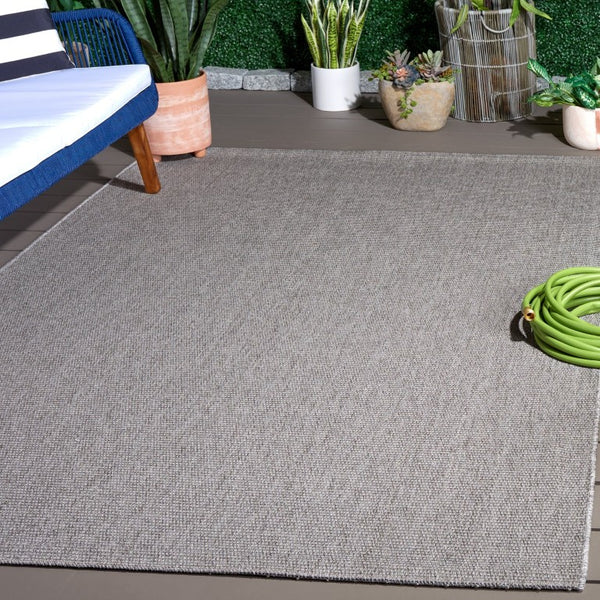 Safavieh Sisal Inspired Power Loomed Area Rug Neutral Grey Texture for Living and Dining Rooms SAW642F-6