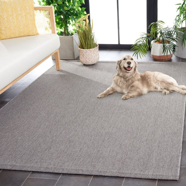 Safavieh Sisal Inspired Power Loomed Area Rug Neutral Grey Texture for Living and Dining Rooms SAW642F-6