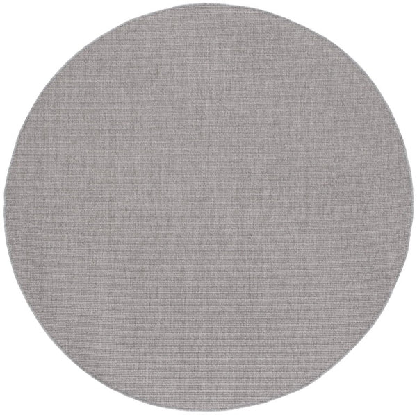 Safavieh Sisal All Weather Round Grey Polypropylene Rug Power Loomed for Living Rooms SAW642F-8R