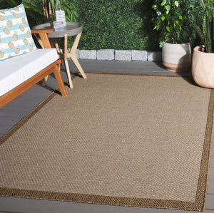 Safavieh Sisal Exquisite Area Rug In Elegant Ivory And Beige – Perfect For Indoor Or Outdoor Spaces! Natural ,Brown 86% Polypropylene,14% Polyester Saw644b-7r