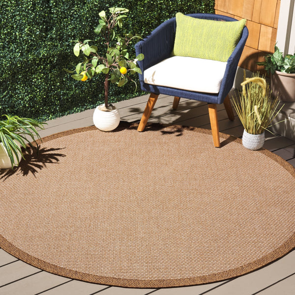 Safavieh Sisal Exquisite Area Rug In Elegant Ivory And Beige – Perfect For Indoor Or Outdoor Spaces! Natural ,Brown 86% Polypropylene,14% Polyester Saw644b-7r