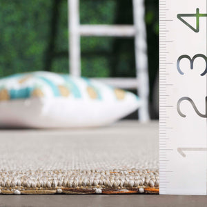 Safavieh Sisal Exquisite Area Rug In Elegant Ivory And Beige – Perfect For Indoor Or Outdoor Spaces! Ivory ,Orange Beige 86% Polypropylene,14% Polyester Saw644p-8