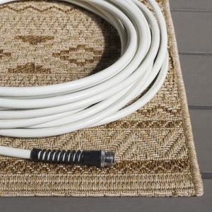 Safavieh Sisal All-weather Area Rug - Durable, Stylish Outdoor And Indoor Decor With Timeless Geometric Charm Natural ,Brown 86% Polypropylene,14% Polyester Saw646b-7r