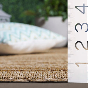 Safavieh Sisal All-weather Area Rug - Durable, Stylish Outdoor And Indoor Decor With Timeless Geometric Charm Natural ,Brown 86% Polypropylene,14% Polyester Saw646b-7r