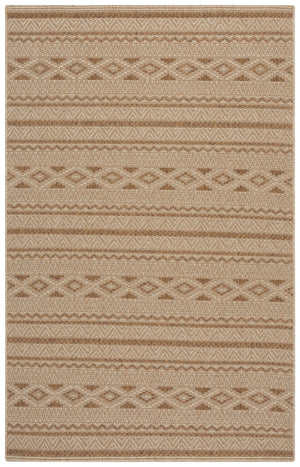 Safavieh Sisal All-weather Area Rug - Durable, Stylish Outdoor And Indoor Decor With Timeless Geometric Charm Natural ,Brown 86% Polypropylene,14% Polyester Saw646b-7r