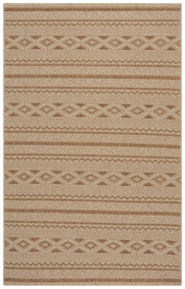 Safavieh Sisal All-weather Area Rug - Durable, Stylish Outdoor And Indoor Decor With Timeless Geometric Charm Natural ,Brown 86% Polypropylene,14% Polyester Saw646b-7r