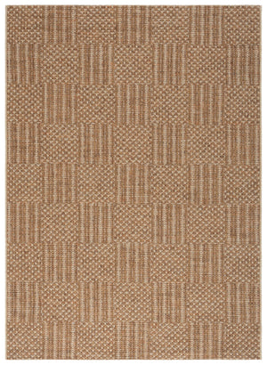 Safavieh Sisal Elegant All-weather Rug For Indoor And Outdoor Spaces - Durable, Stylish, And Easy To Maintain Natural ,Brown 86% Polypropylene,14% Polyester Saw648b-5