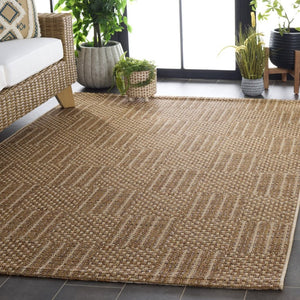 Safavieh Sisal Inspired All Weather Indoor Outdoor Area Rug Coastal Farmhouse Living Room Accent Off White SAW648B-6