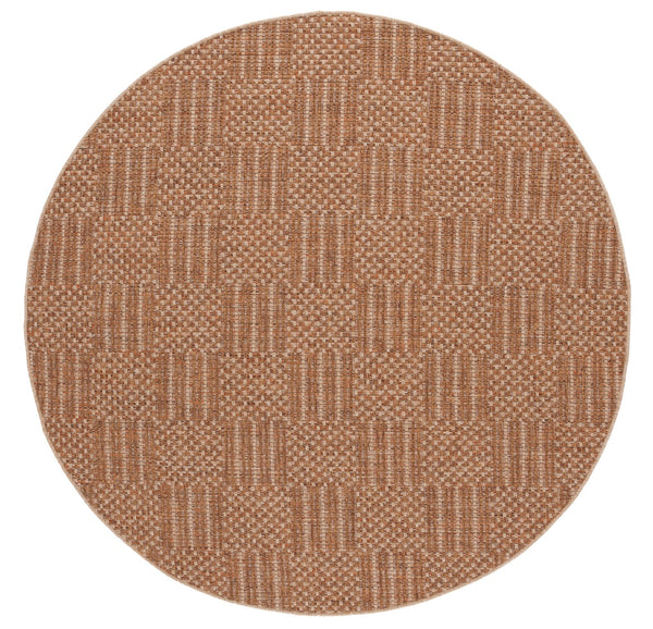 Safavieh Sisal Elegant All-weather Rug For Indoor And Outdoor Spaces - Durable, Stylish, And Easy To Maintain Natural ,Brown 86% Polypropylene,14% Polyester Saw648b-5