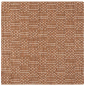 Safavieh Sisal Elegant All-weather Rug For Indoor And Outdoor Spaces - Durable, Stylish, And Easy To Maintain Natural ,Brown 86% Polypropylene,14% Polyester Saw648b-5