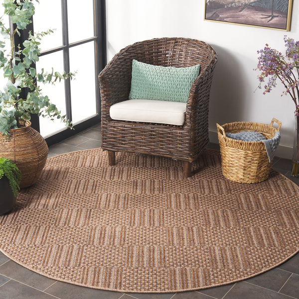 Safavieh Sisal Elegant All-weather Rug For Indoor And Outdoor Spaces - Durable, Stylish, And Easy To Maintain Natural ,Grey 86% Polypropylene,14% Polyester Saw648c-7sq