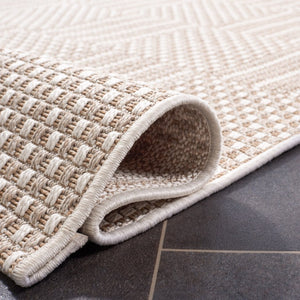 Safavieh Sisal Inspired All Weather Indoor Outdoor Area Rug Coastal Farmhouse Living Room Accent Brown SAW648E-6