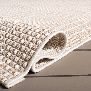 Safavieh Sisal Inspired All Weather Indoor Outdoor Area Rug Coastal Farmhouse Living Room Accent Brown SAW648E-6