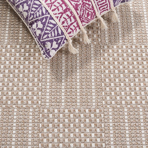 Safavieh Sisal Inspired All Weather Indoor Outdoor Area Rug Coastal Farmhouse Living Room Accent Brown SAW648E-6