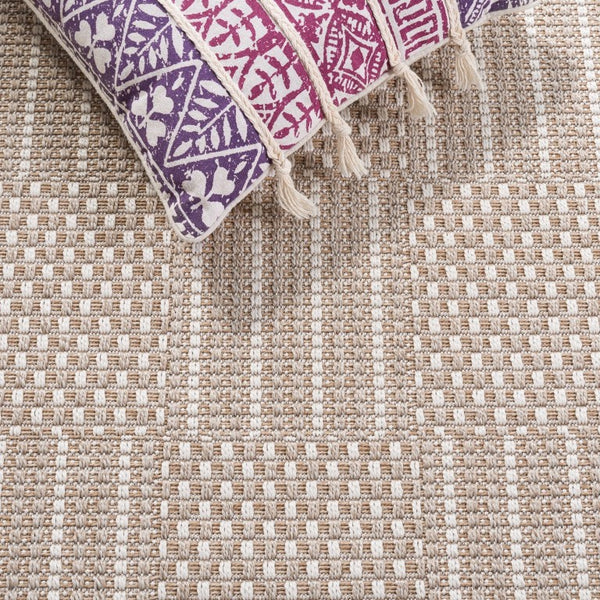 Safavieh Sisal Inspired All Weather Indoor Outdoor Area Rug Coastal Farmhouse Living Room Accent Brown SAW648E-6