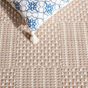 Safavieh Sisal Inspired All Weather Indoor Outdoor Area Rug Coastal Farmhouse Living Room Accent Brown SAW648E-6
