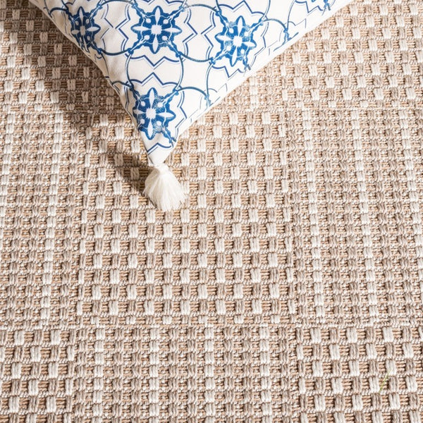 Safavieh Sisal Inspired All Weather Indoor Outdoor Area Rug Coastal Farmhouse Living Room Accent Brown SAW648E-6
