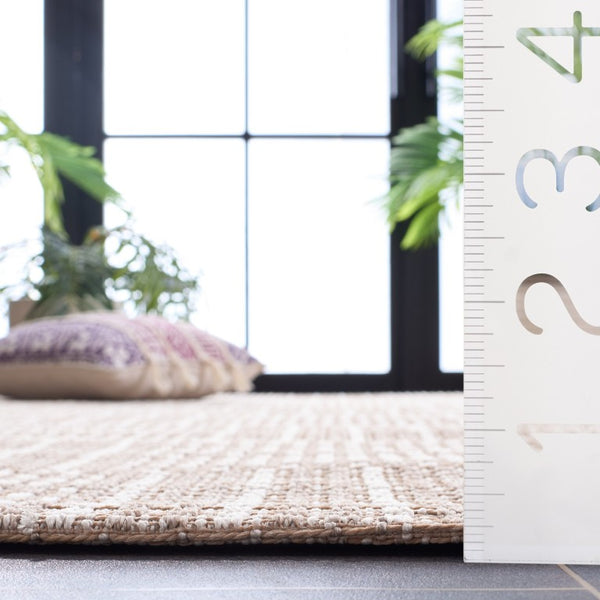 Safavieh Sisal Inspired All Weather Indoor Outdoor Area Rug Coastal Farmhouse Living Room Accent Brown SAW648E-6