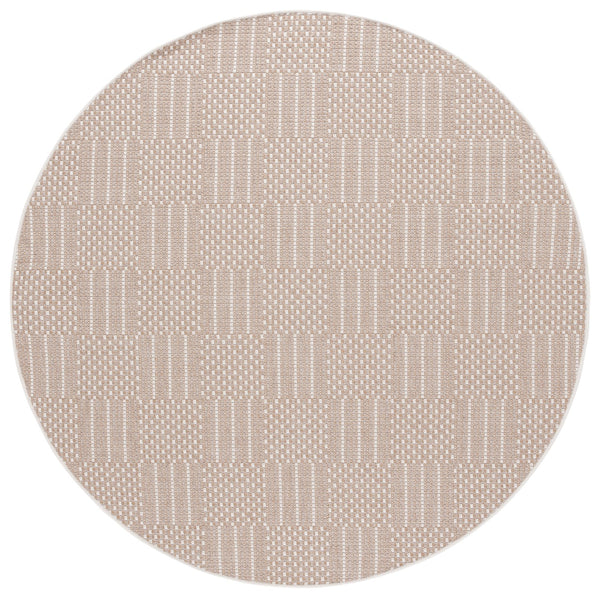 Safavieh Sisal Elegant All-weather Rug For Indoor And Outdoor Spaces - Durable, Stylish, And Easy To Maintain Taupe ,Beige 86% Polypropylene,14% Polyester Saw648e-7sq