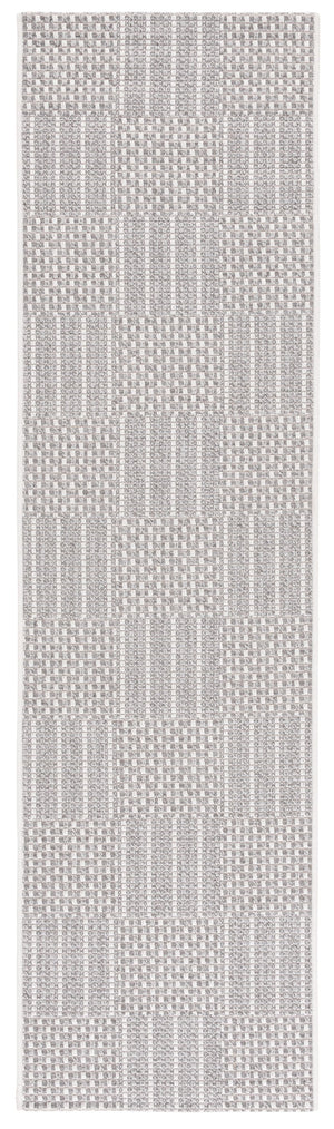 Safavieh Sisal Elegant All-weather Rug For Indoor And Outdoor Spaces - Durable, Stylish, And Easy To Maintain Grey ,Ivory 86% Polypropylene,14% Polyester Saw648f-7r